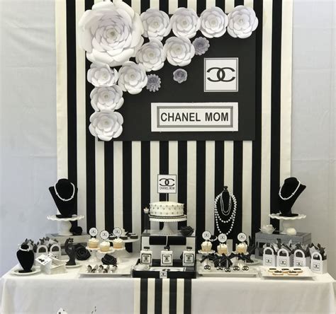 decoracion para fiesta de coco chanel|75 ideas de Temática Chanel para cumpleaños .